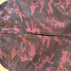 Red and black Camouflage Pants